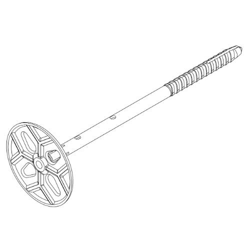 Isolatieplug blauw nylon 8.0x180mm voor isolatie 100-120mm UNI-Perfoplug product photo https://media.isero.nl/Isero-IseroNL-Site/images/L/K0013881_5.jpg L