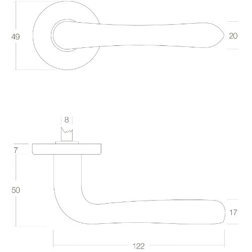 Deurkruk Saturnus op rozet mespol product photo https://media.isero.nl/Isero-IseroNL-Site/images/L/K0014240_2.jpg L