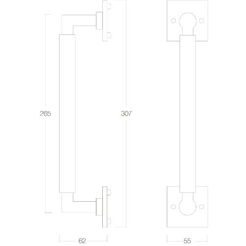 Greep Bau-stil 250mm op vk.r. mespol product photo https://media.isero.nl/Isero-IseroNL-Site/images/L/K0014665_2.jpg L