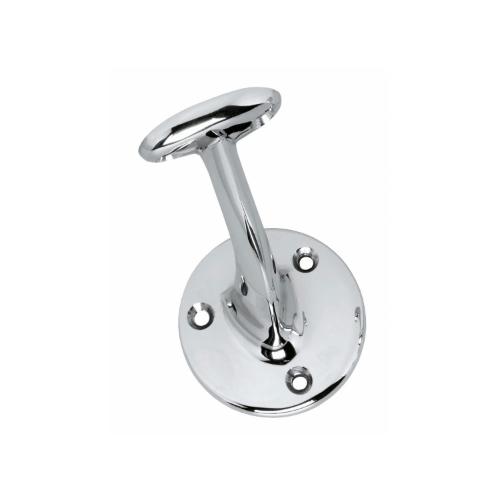 Leuninghouder opschroevend verchroomd vlak product photo