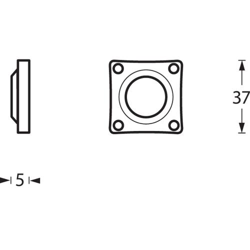 Rozetten mat zwart kruk vierkant product photo https://media.isero.nl/Isero-IseroNL-Site/images/L/K0018165_1.jpg L