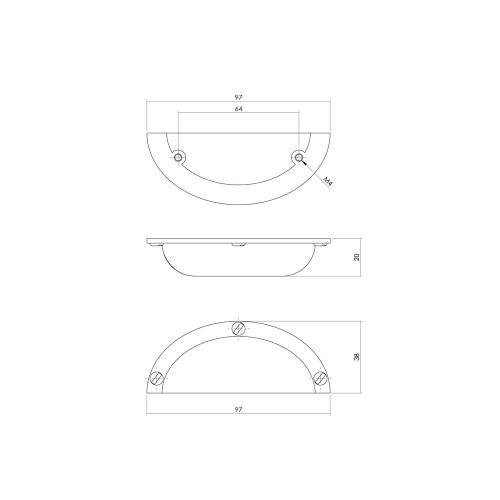 Komgreep 64x97mm mat zwart product photo https://media.isero.nl/Isero-IseroNL-Site/images/L/K0018505_2.jpg L
