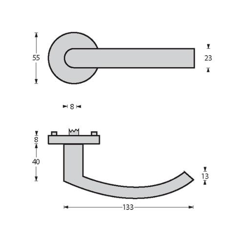 Deurkruk blok op r.r. 55x8mm ITAL product photo https://media.isero.nl/Isero-IseroNL-Site/images/L/K0018730_1.jpg L