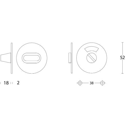 Vrij/bezet rozet RVS rond plat geborsteld 50x2mm product photo https://media.isero.nl/Isero-IseroNL-Site/images/L/K0018925_2.jpg L
