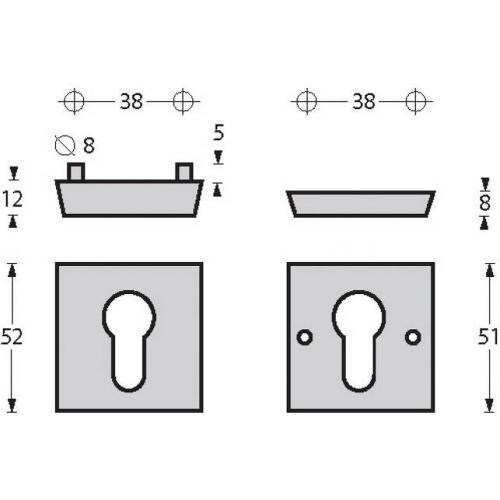 Rozetten PC RVS vierkant massief zichtbare bout SKG3 product photo https://media.isero.nl/Isero-IseroNL-Site/images/L/K0018995_1.jpg L