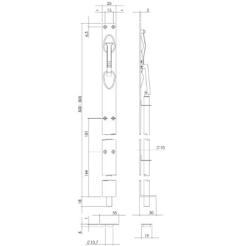 RVS kantschuiven 25x500mm product photo https://media.isero.nl/Isero-IseroNL-Site/images/L/K0019335_2.jpg L