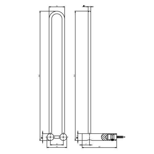 RVS Reserverolhouder U-vorm duo montage 3 rollen product photo https://media.isero.nl/Isero-IseroNL-Site/images/L/K0020515_2.jpg L