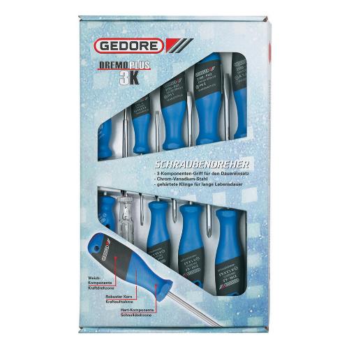 Gedore schroevendraaierset 10-delig Philips-Sleuf-Fasetester 2150-2160 PH-010 product photo