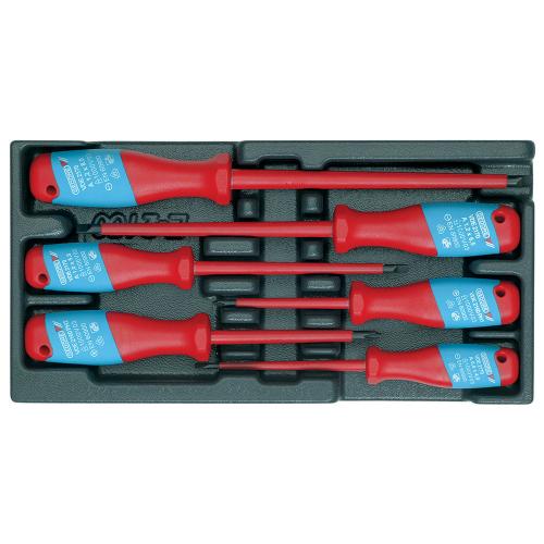 Gedore schroevendraaierset 6-delig Pozidriv-Sleuf VDE getest 1500 ES-VDE 2170 PZ product photo