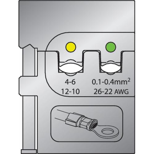 Krimpbek tbv geïsoleerde kabelschoenen 0.1-0.4/4-6 product photo
