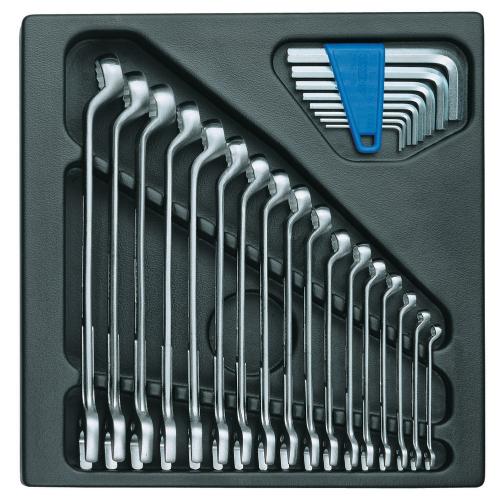 Ring-steeksleutelset in 2/3 ES module product photo