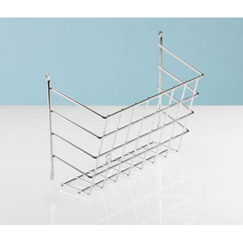 Schoenenrek 1-rij chroom 290x265mm om aan te schroeven product photo