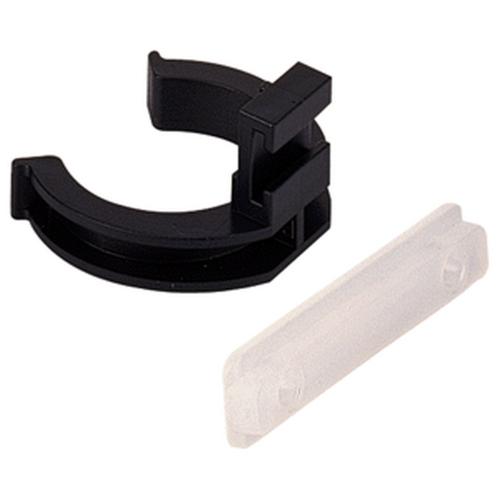 Plintbevestiging Euro kunststof zwart om op te schroeven product photo