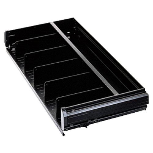 Bankschuiflade met 5 scheidingsplaten zwart 600x600mm product photo