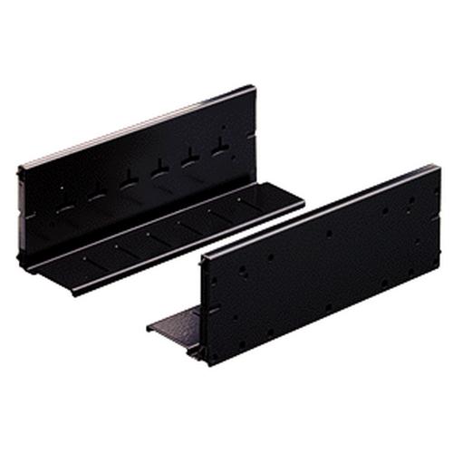 Kaartenbaan zwart voor kastdiepte 600mm product photo