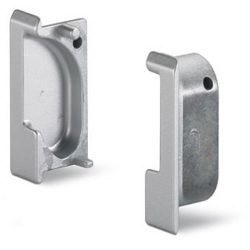 Eindstuk tbv Greeplijst Spira aluminiumkleurigset product photo