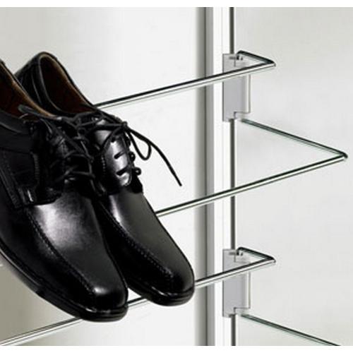 Schoenenrek chroom 830-1130mm achterwandmontage product photo
