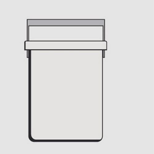 Afvalemmer Bin.it Duo 10 ltr. RVS 225x152x350mm product photo