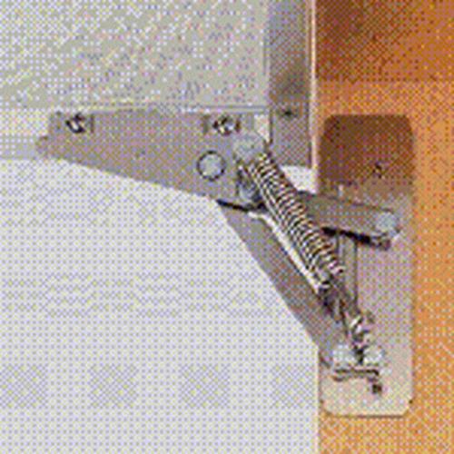 Klaplift beslag vernikkeld tbv alu-frame80-220N hoek 90gr product photo