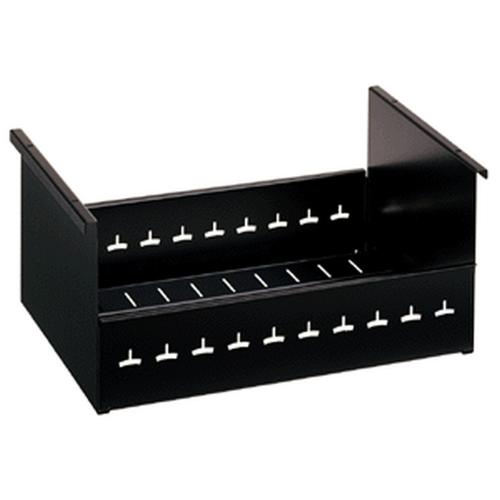 Kaartenbak metaal A4 dwars zwart 318x324x217mm product photo