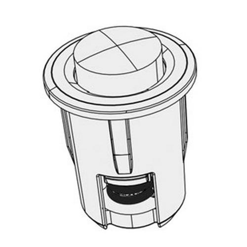 Demper Easys wit voor frontplaat om in te boren product photo