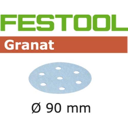 Festool schuurpapier Granat rond Ø 90mm korrel 80 50 stuks 497365 product photo
