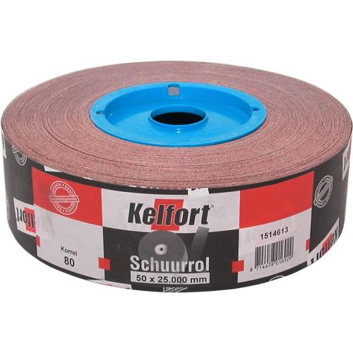 Schuurlinnen Alox bruin korrel 40 breed 50mm rol=25m product photo