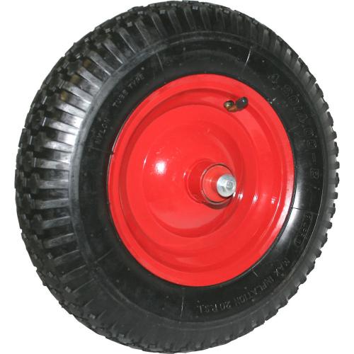 Kruiwagenwiel zwart metaal product photo