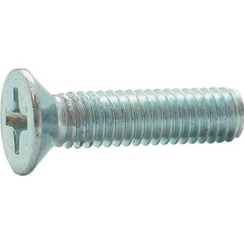 Metaalschroef gegalvaniseerd platkop PH3 M6x40mm product photo