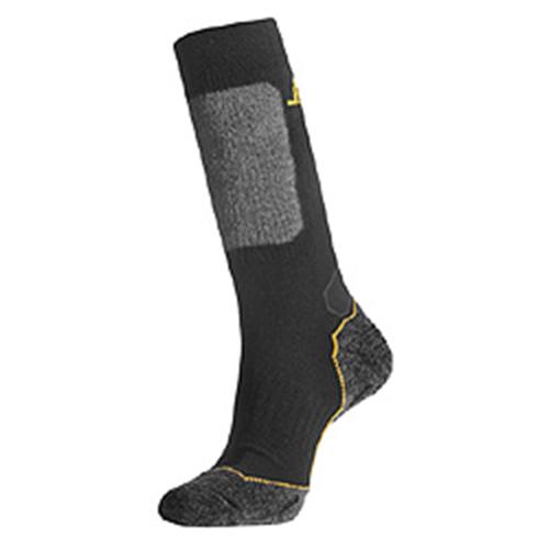 Sokken wool blend high zwart/gemeleerd grijs 48 product photo