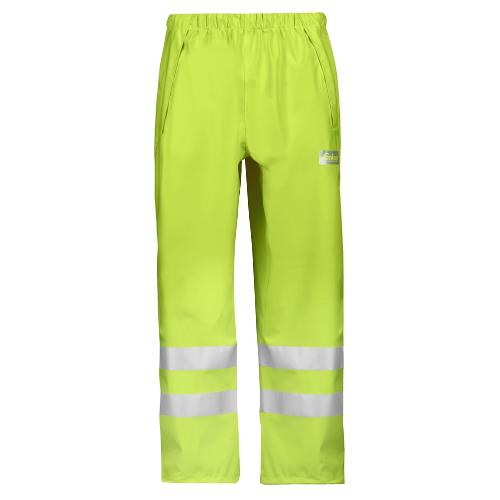 Regenbroek pu geel high visibility XS product photo