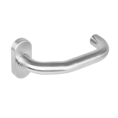 Deurkruk verkropt op rozet product photo