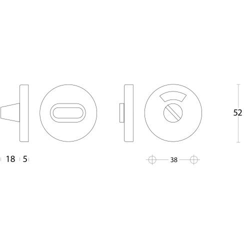 WC sluiting 8mm RVS rond plat verdekt product photo https://media.isero.nl/Isero-IseroNL-Site/images/L/K0202166_2.jpg L