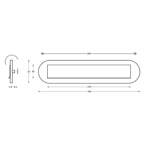 Briefplaat ovaal met klep/regenrand RVS 340x80mm product photo https://media.isero.nl/Isero-IseroNL-Site/images/L/K0202500_2.jpg L