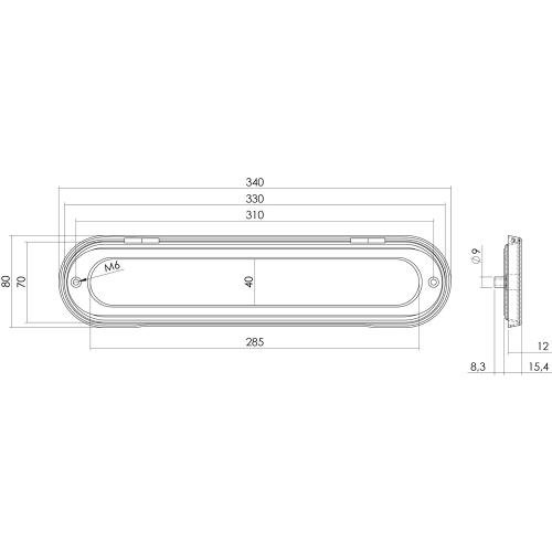 Briefplaat ovaal RVS mat 340x80mm 4000 product photo https://media.isero.nl/Isero-IseroNL-Site/images/L/K0202502_2.jpg L
