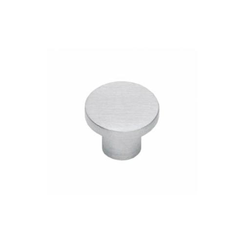 Knop plat op voet 25mm RVS product photo