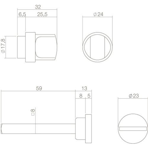 WC sluiting 8mm olive nikkel los product photo https://media.isero.nl/Isero-IseroNL-Site/images/L/K0208392_2.jpg L