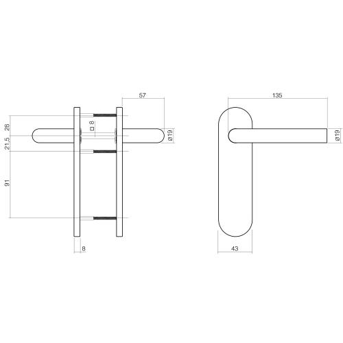 Deurkruk hoek 90gr brandvertr. op kortschild blind RVS product photo https://media.isero.nl/Isero-IseroNL-Site/images/L/K0208570_2.jpg L