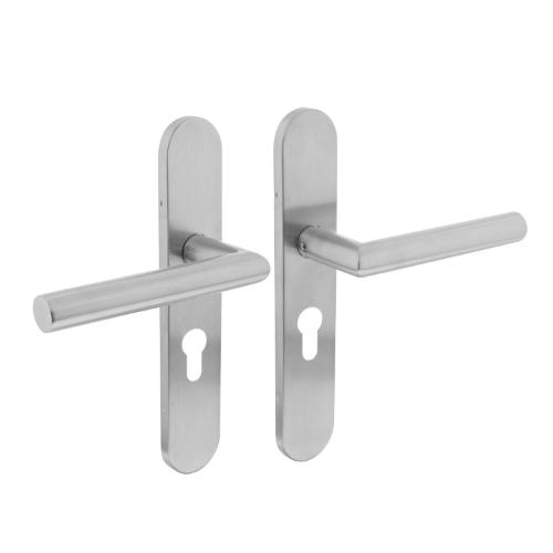 Deurkruk hoek 90gr op verdekt schild PC 55 RVS EN1906/4 product photo