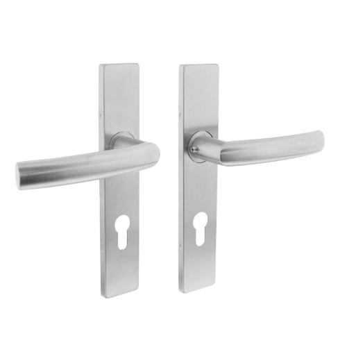 Deurkruk 1327 blok op schild recht PC 72 RVS EN1906/4 product photo