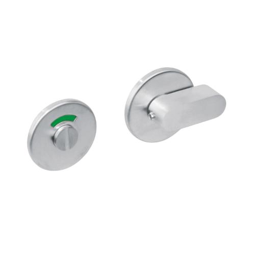 WC-sluiting 8mm rond plat verdekt met design olive RVS product photo