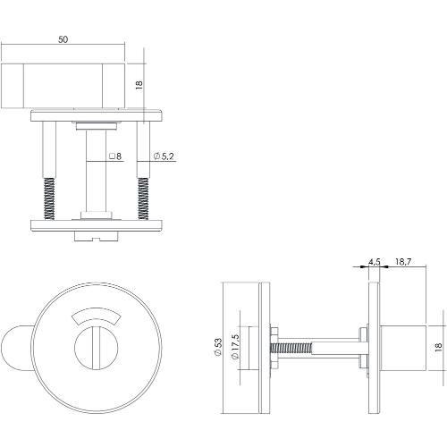 WC-sluiting 8mm rond plat verdekt met design olive RVS product photo https://media.isero.nl/Isero-IseroNL-Site/images/L/K0208829_2.jpg L