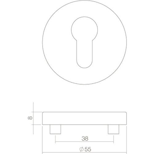 PC plaatje rond staal 55 RVS EN1906/4 product photo https://media.isero.nl/Isero-IseroNL-Site/images/L/K0208854_2.jpg L