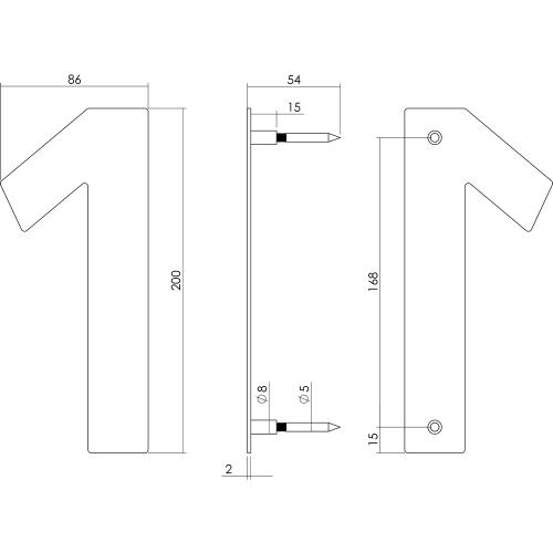 Huiscijfer 1 200mm RVS product photo https://media.isero.nl/Isero-IseroNL-Site/images/L/K0208956_2.jpg L