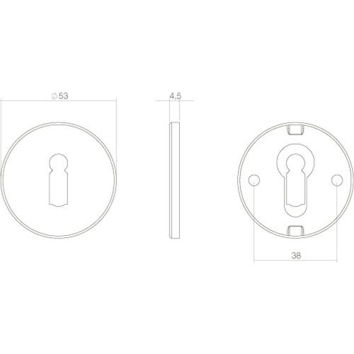Sleutelplaatje rond plat verdekt RVS gepolijst product photo https://media.isero.nl/Isero-IseroNL-Site/images/L/K0209042_2.jpg L