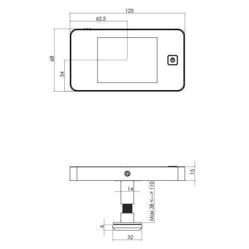 Digitale deurcamera met spion DDV 3.0 product photo https://media.isero.nl/Isero-IseroNL-Site/images/L/K0209196_2.jpg L