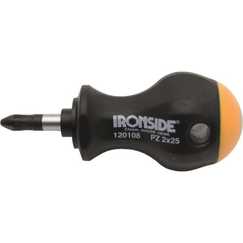 Ironside stubby pozidriv PZ2 25mm 2 componenten greep 120108 product photo