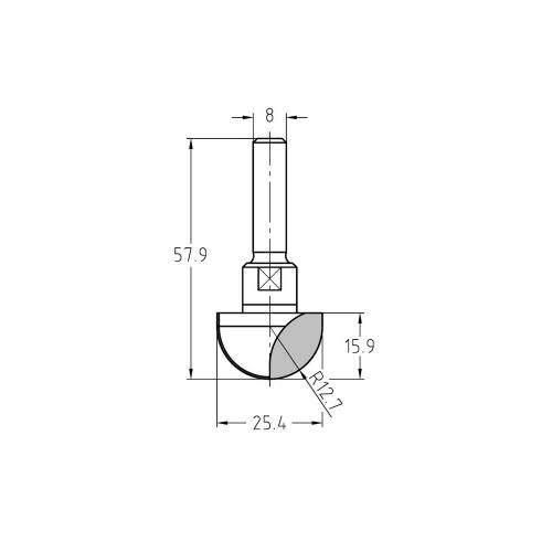 Holprofielfrees R=12.7 product photo https://media.isero.nl/Isero-IseroNL-Site/images/L/K0422410_2.jpg L