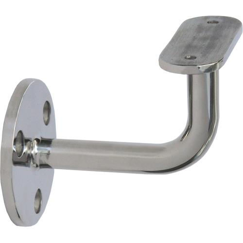 Leuninghouder RVS hoogglans vlak zadel product photo