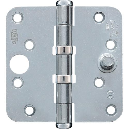 Kogellagerscharnier gegalvaniseerd 89x89x2.4mm SKG*** afgerond product photo